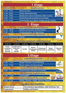 Programm des 10. Wertheimer Familienspieltags