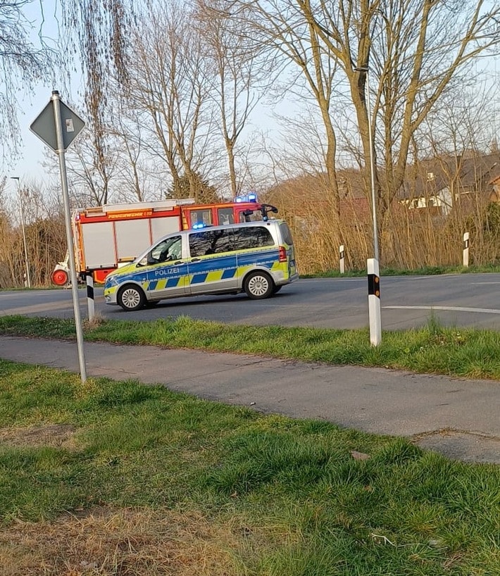 FW Hünxe: Verkehrsunfall