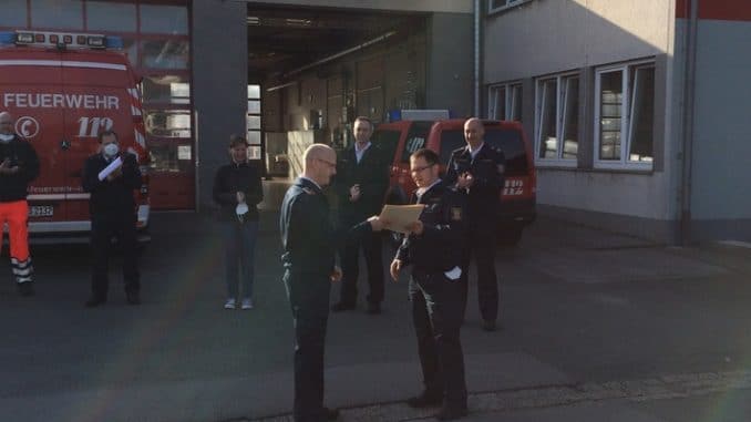 FW-MK: Beförderung bei der Berufsfeuerwehr