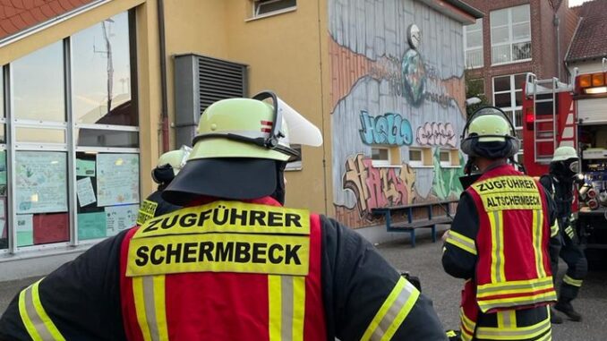 FW-Schermbeck: Alarmierter Kellerbrand
