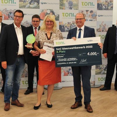 Mit Platz 3 und 4000 Euro ausgezeichnet wurde beim toni-Ideenwettbewerb der VIVIO Gesundheits- und Rehabilitationsverein Neckar-Odenwald Buchen f