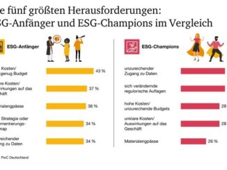 Große Ambitionen, geringer Tatendrang: nur ein Drittel der Unternehmen hat Maßnahmen ...