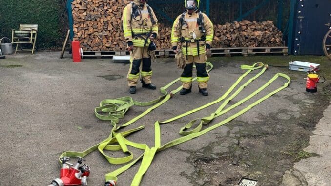 FW-Stolberg: Schornsteinbrand