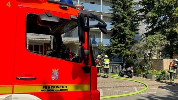 FW-MH: Kellerbrand in Mehrfamilienhaus