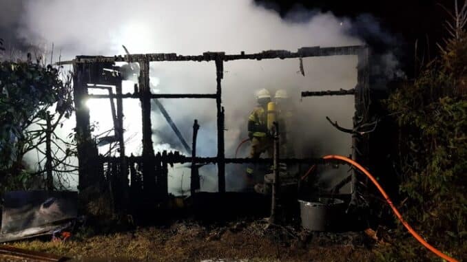FW Xanten: Brand auf Campingplatz