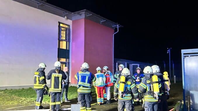 FW-KLE: Brand in forensischer Klinik