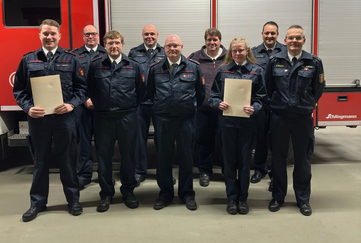 FW-MK: Jahresdienstbesprechung der Löschgruppe Hennen