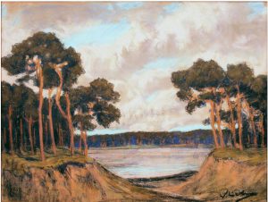 "Kiefern am Grundwaldsee" von Walter Leistikow Foto: Stiftung Schlösschen im Hofgarten