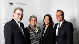 vl.: Dr. Rainer Mellwig, Colette Hercher, Tanja Mildenberger, Norbert Drude