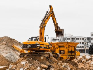Construction Site Heavy Machines