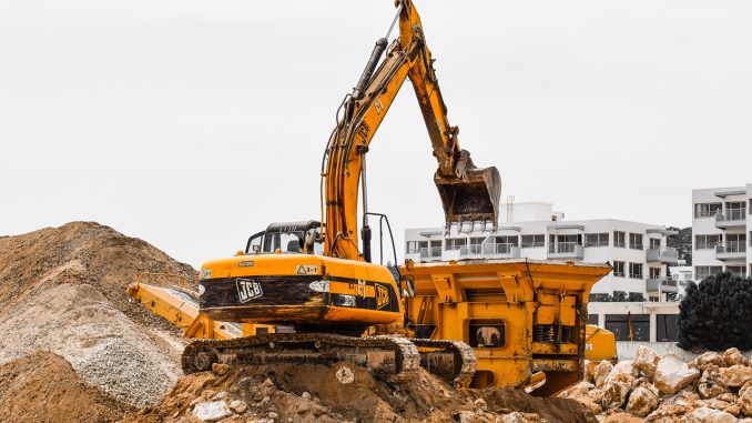 Construction Site Heavy Machines 
