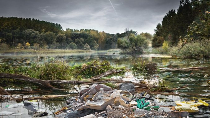Plastic River Plastic Waste 