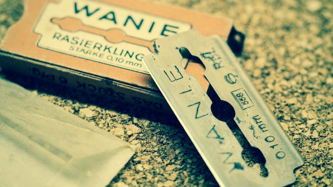 Blade Razor Blade Shave Retro Male 