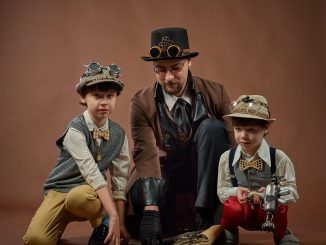 Steampunk Kids Man Gentlemen