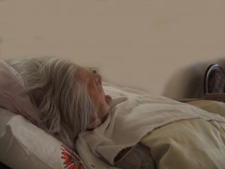 Woman Old Bed Concerns Dependent