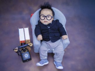 Baby Boss Chair Infant Portrait