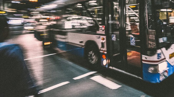 Bus Transportation Streets Roads 