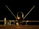 Drone Airplane Maintenance Night