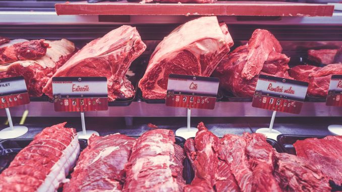 Meat Butcher Display Showcase 