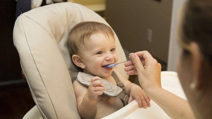 Baby Eating Firsts Food Child 