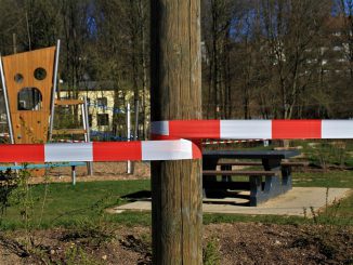 Barrier Corona Curfew Barrier Tape