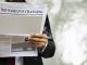 Businessman Newspaper Read World