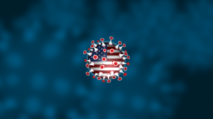 Usa Corona United States Flag 