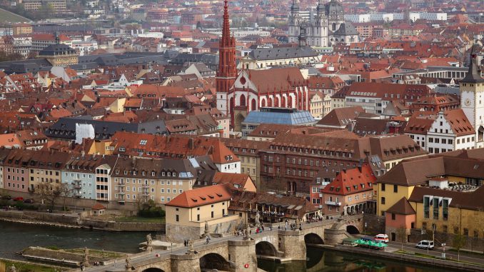 W%C%BCrzburg Main Bridge Lower Franconia 
