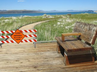 Boardwalk Closed Barricade Pandemic