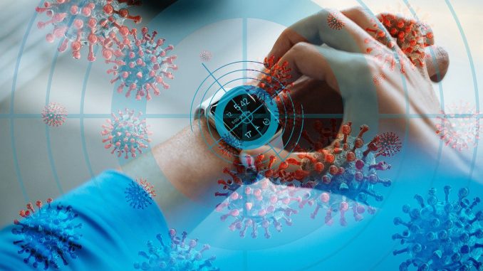 Corona Covid  Virus Smart Watch 