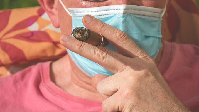 Coronavirus Time Sigar Smoke 
