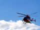 Helicopter Sky Flying Blue Clouds