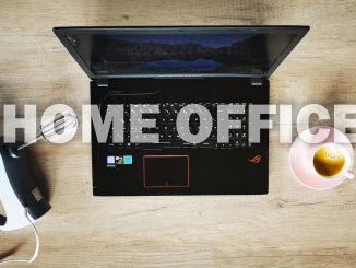 Home Office Laptop Computer Coffee
