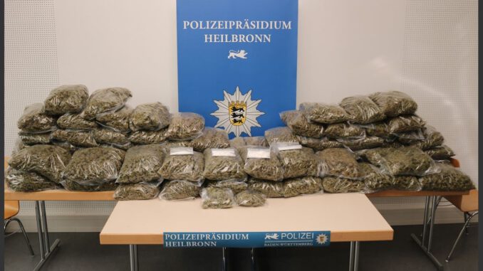 Drogenfund Frauenzimmern PP Heilbron 05.06.2020
