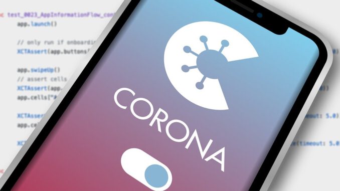 Corona Warning App Smartphone Code  - iXimus / Pixabay