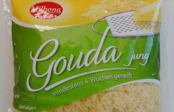 Warenrückruf des Produktes "Milbona Gouda jung gerieben"