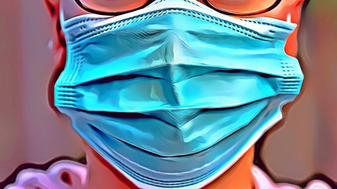 Face Mask Woman Glasses  - jc_cards / Pixabay