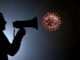 Woman Megaphone Virus Silhouette  - geralt / Pixabay