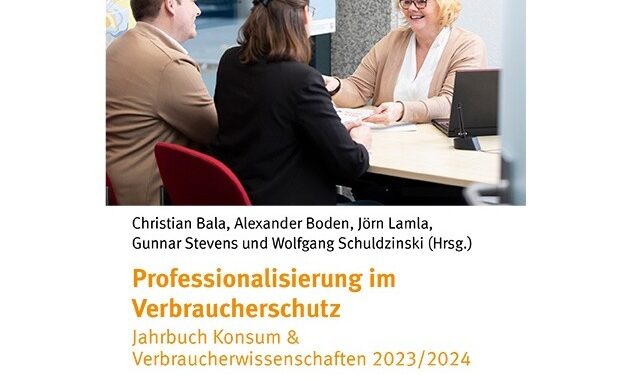 Neuerscheinung: Professionalisierung im Verbraucherschutz | Presseportal
