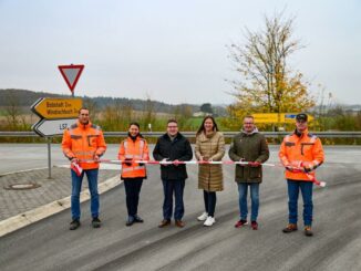 Kreisstraße K 2877 beim Seehof wiedereröffnet / Main-Tauber-Kreis