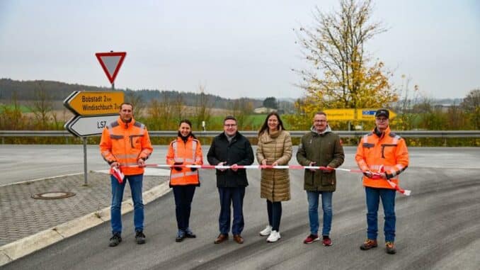 Kreisstraße K 2877 beim Seehof wiedereröffnet / Main-Tauber-Kreis