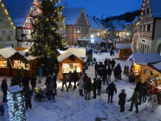 Winterwunderland im Lieblichen Taubertal / Main-Tauber-Kreis