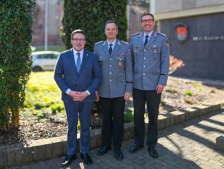 Antrittsbesuch und Verabschiedung bei Landrat Schauder