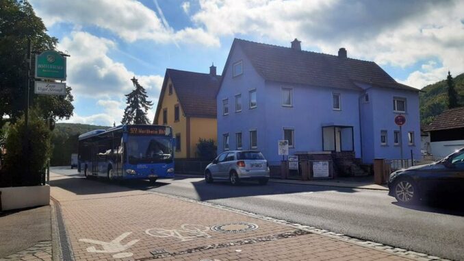 Einschränkungen im Buslinienverkehr in Wertheim-Eichel