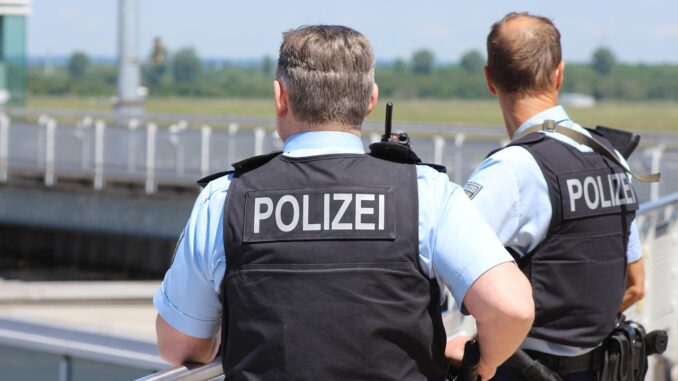 police, policemen, cops, outdoors, security, safety, airport, düsseldorf, federal police, germany, police, police, police, police, police