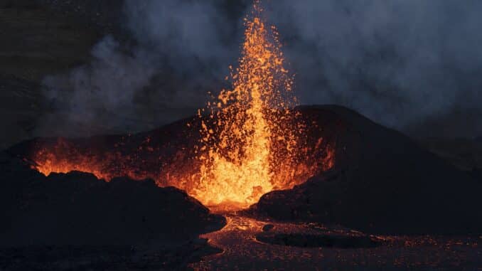 volcano, lava, iceland