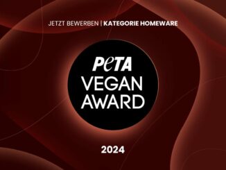 PETA VEGAN AWARD 2024: Jetzt bewerben für den Bereich Homeware!