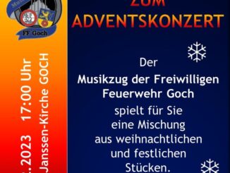 FF Goch: Adventskonzert der Feuerwehrkapelle