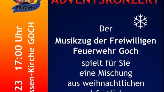 FF Goch: Adventskonzert der Feuerwehrkapelle