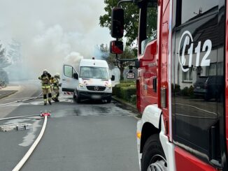 FF Goch: Fahrzeugbrand durch technischen Defekt